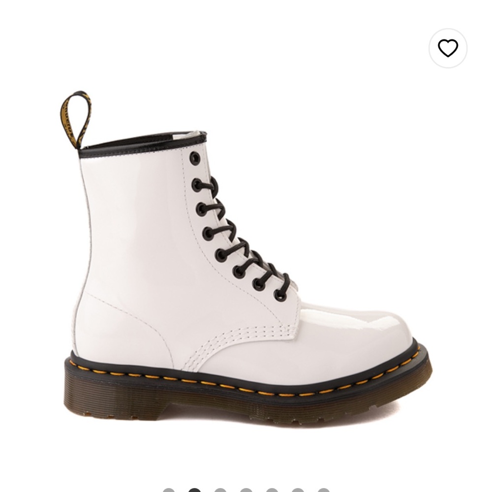 white patent Doc Martens size 7